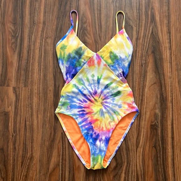 Ralph Lauren Tie Dye Back Lace One Oiece - Picture 9 of 16